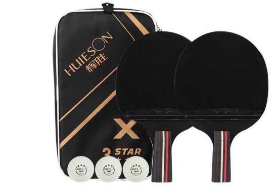 Pure Wood Table Tennis Racket Set