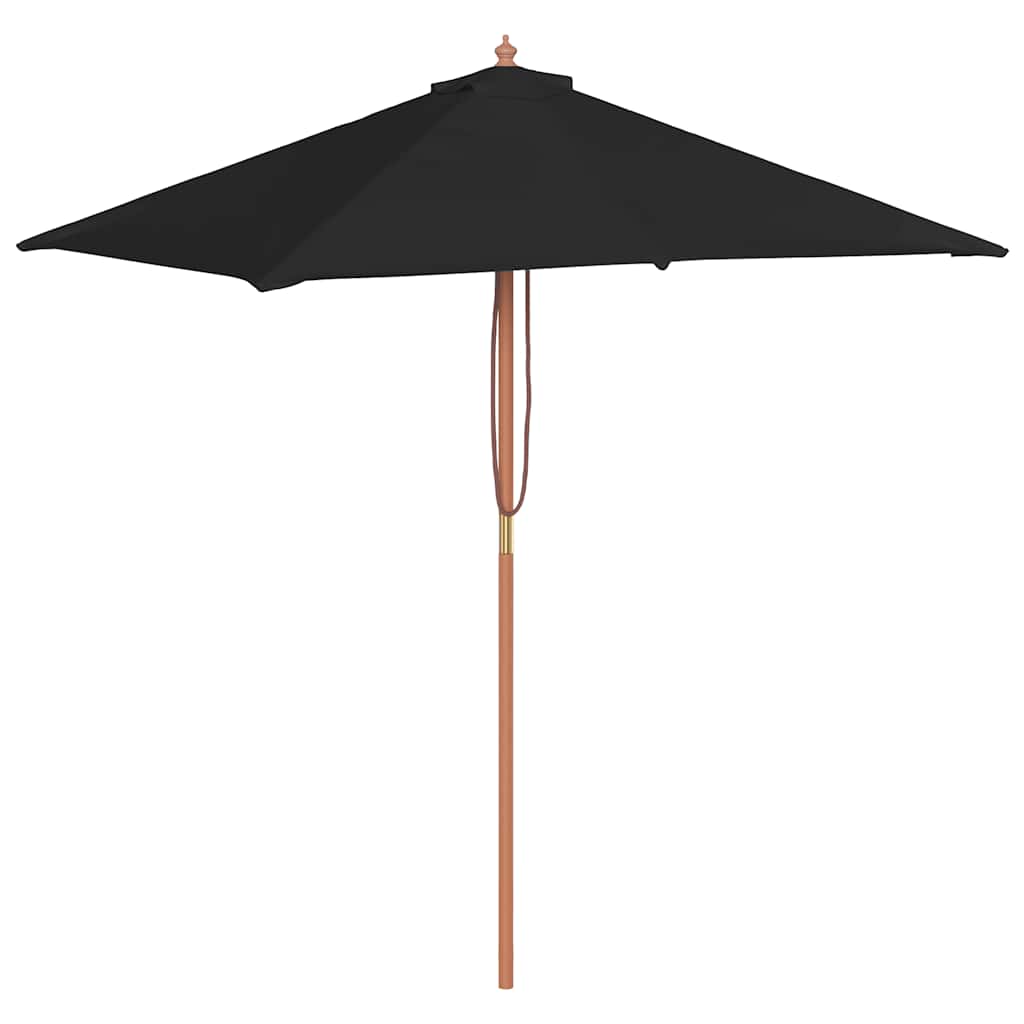 Parasol with wooden pole
