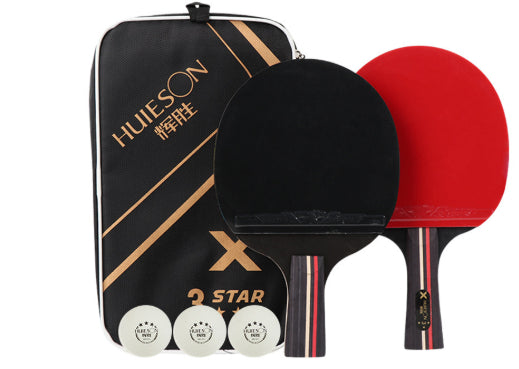 Pure Wood Table Tennis Racket Set