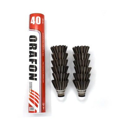 12 Sets Of Goose Feather Badminton Shuttlecock