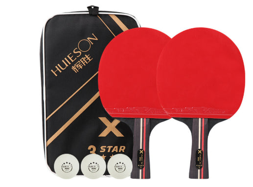 Pure Wood Table Tennis Racket Set