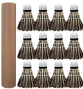 12 Sets Of Goose Feather Badminton Shuttlecock